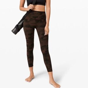 Lululemon Brown Camo Align Crop 23” Leggings